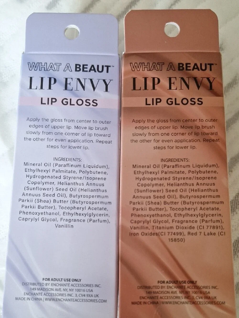 Lip Envy Lip Gloss - Pink and Lavender